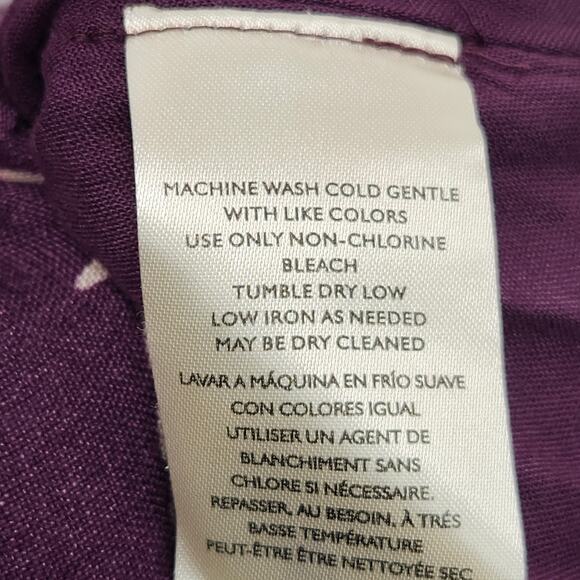 NWT Free People Purple Floral 3/4 Sleeve Portia Printed Boho Mini Dress Women  M - Picture 5 of 14